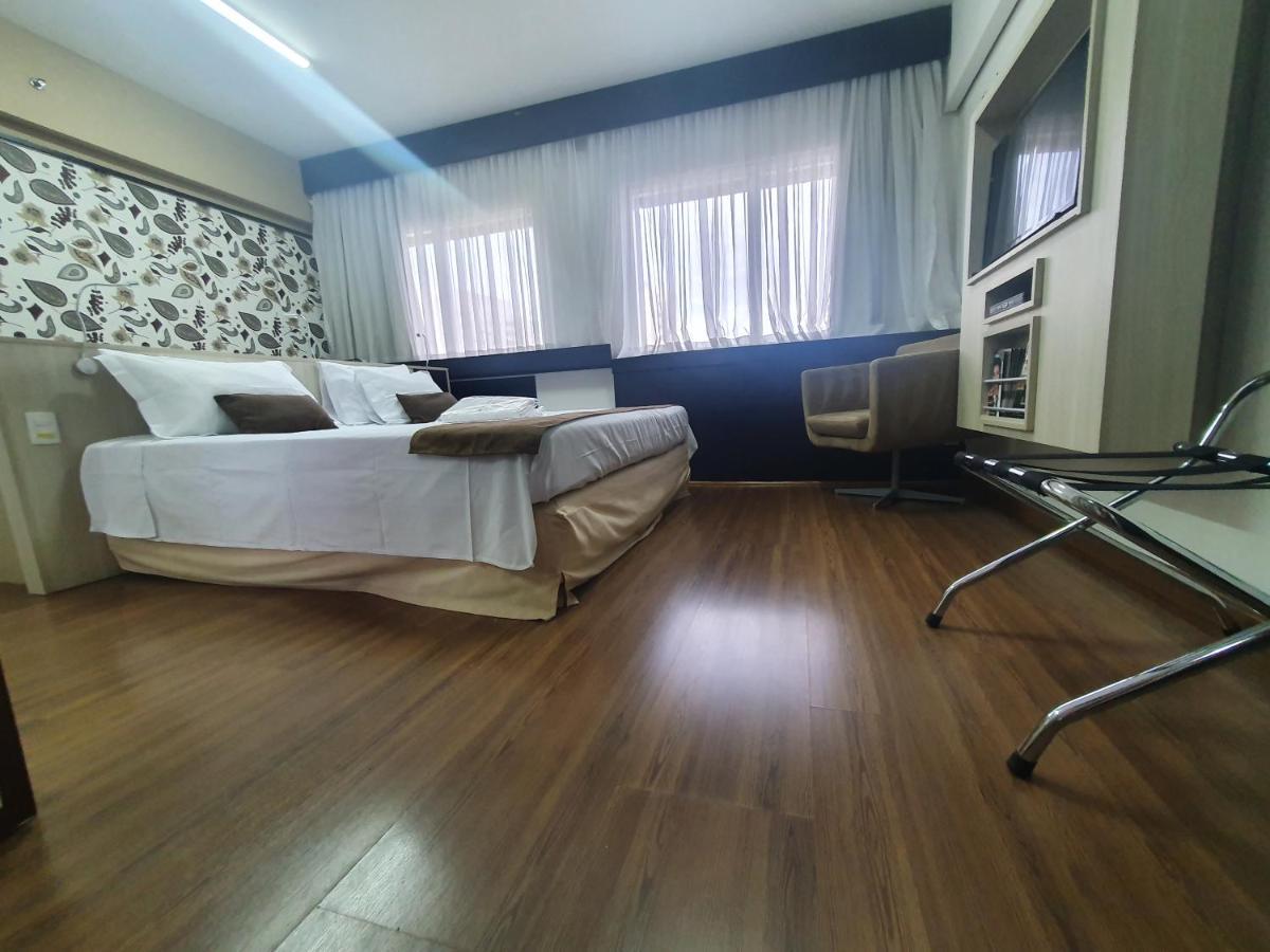 Lindo Flat Em Hotel 4 Estrelas Na Bela Vista Sao Paulo Exterior photo